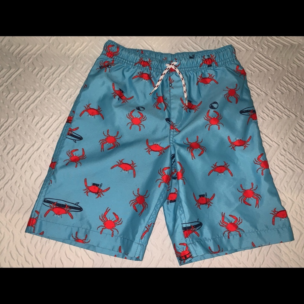 NWOT LANDS END BOYS SWIM TRUNKS 🦀